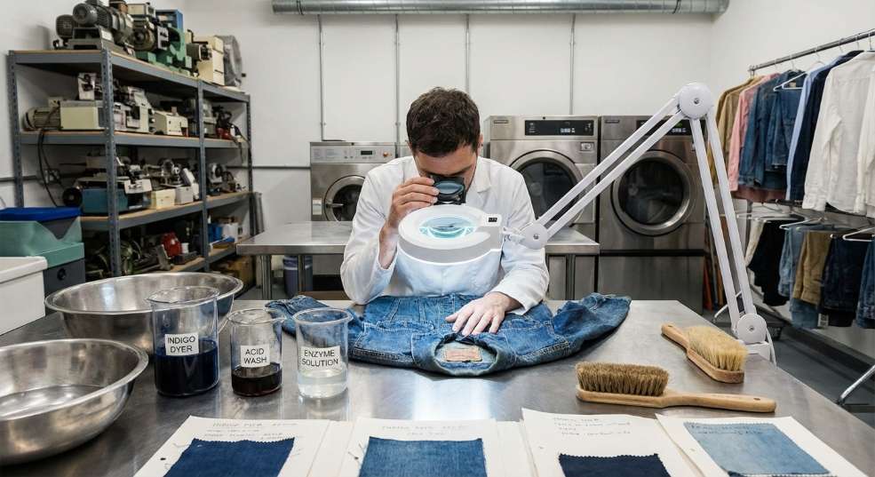 揭秘水洗做旧的奥秘：让旧衣焕发新生命第二张图