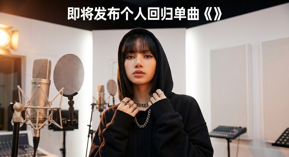 Lisa 即将发布个人回归单曲《ROCKSTAR》