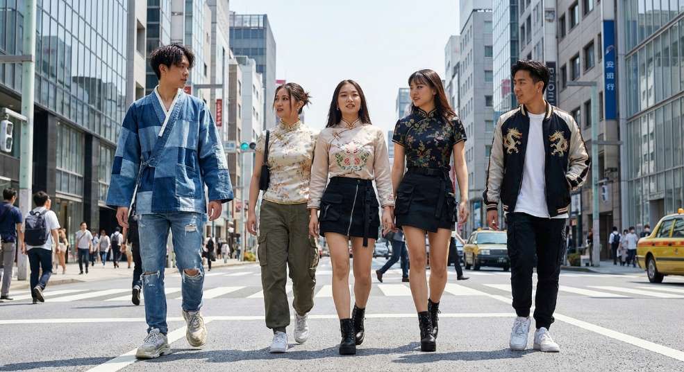 中式国风融合搭配：打造东方韵味的时尚新潮流第二张图