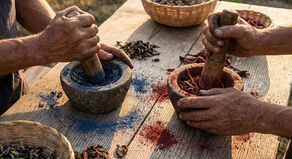 植物染料提取：传统工艺与现代创新的完美融合第一张图