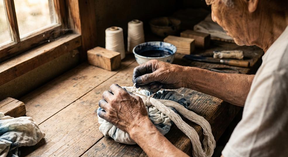 扎染传统工艺揭秘：一场色彩与心灵的碰撞第一张图