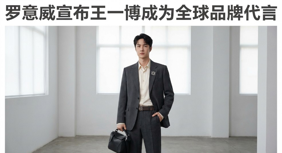 LOEWE 罗意威宣布王一博成为全球品牌代言人