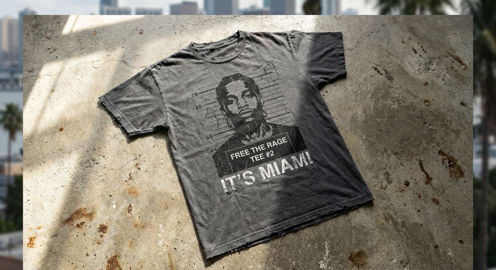 营销鬼才？Travis Scott 发布逮捕 T 恤第一张图