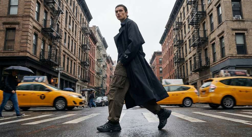 致纽约的一封情书，Y-3 发布 2024 秋冬系列第二张图