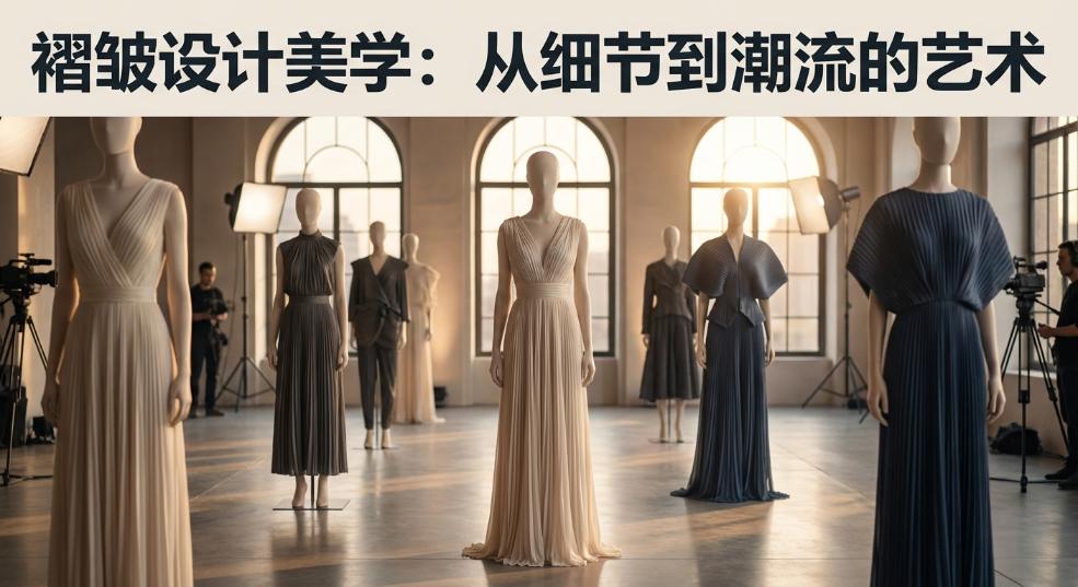 褶皱设计美学：从细节到潮流的艺术新境界