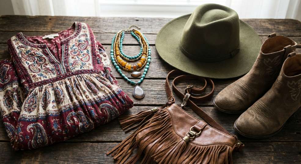 波西米亚自由风格：穿搭哲学与时尚密码揭秘第一张图