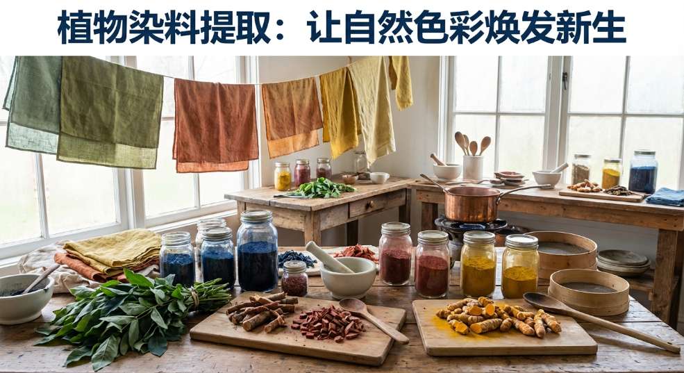 植物染料提取：让自然色彩焕发新生的秘密