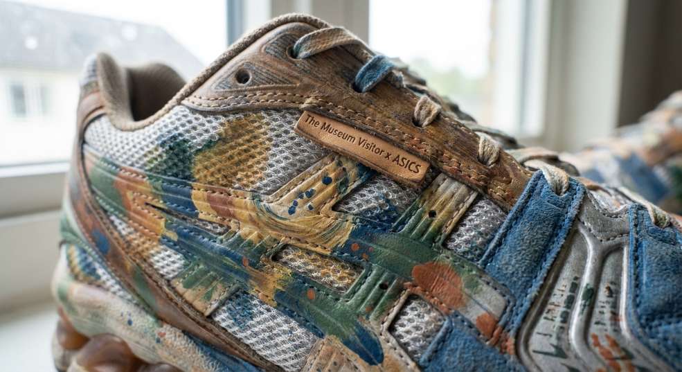 抢先预览 The Museum Visitor x ASICS 合作鞋款第一张图