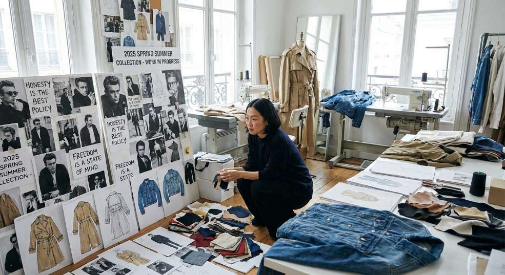 sacai 正式发布 2025 春夏系列第二张图