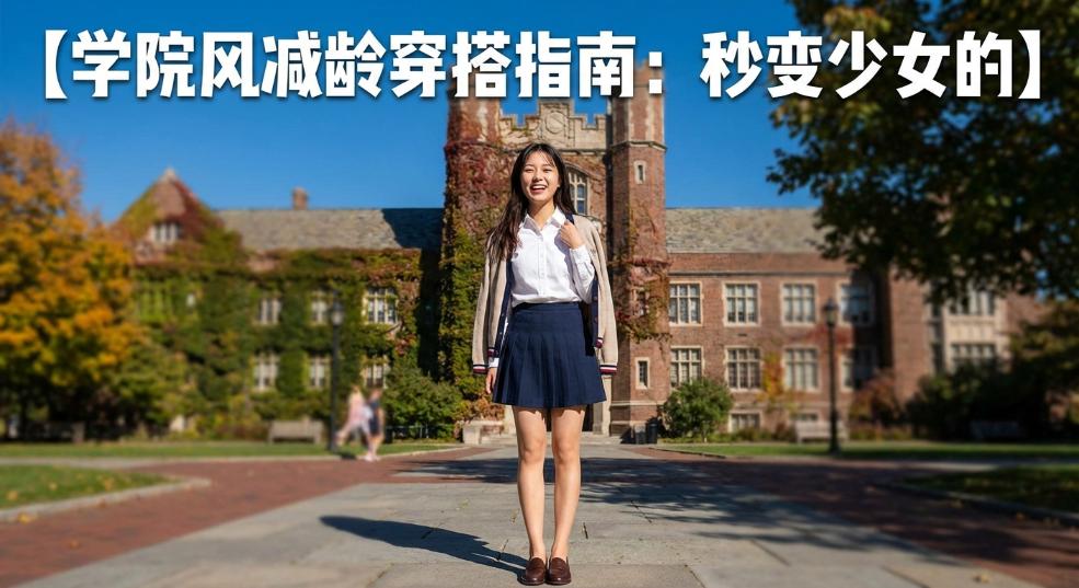 【学院风减龄穿搭指南：秒变少女的时尚秘诀】