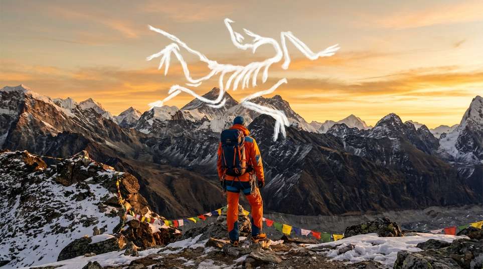 始祖鸟向上致美南迦巴瓦系列释出第二张图