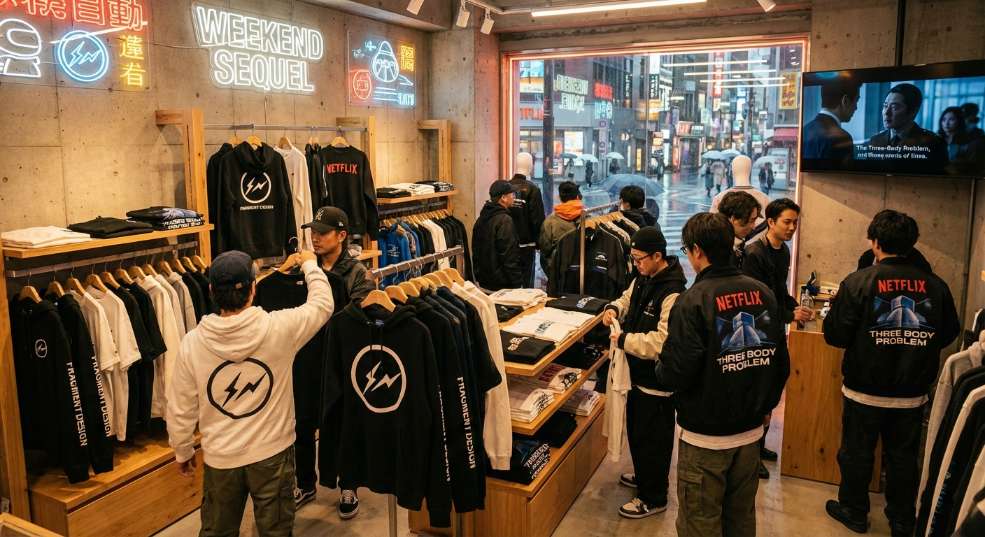 藤原浩将推出网飞《三体》联名服饰第二张图