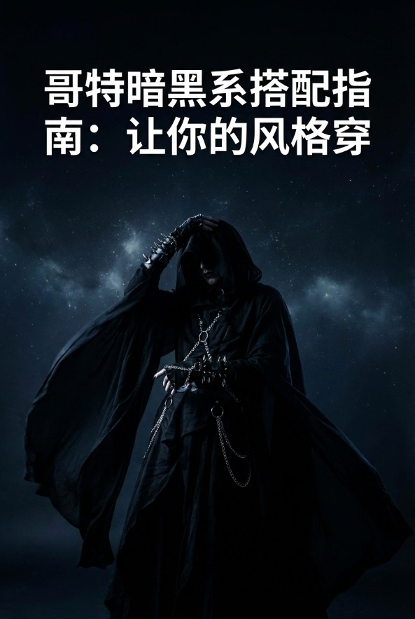 哥特暗黑系搭配指南：让你的风格穿越虚空中的黑夜