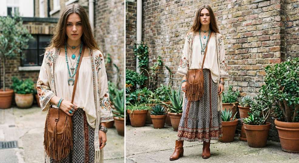 波西米亚自由风格穿搭指南：如何打造个性十足的潮流造型第二张图