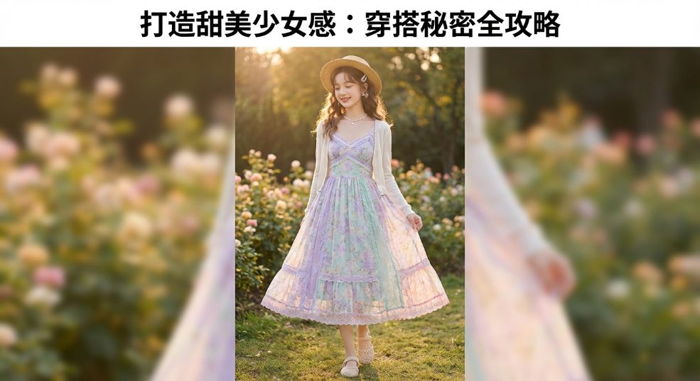 打造甜美少女感：穿搭秘密全攻略
