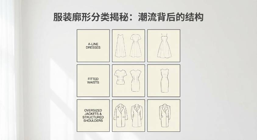 服装廓形分类揭秘：潮流背后的结构秘密