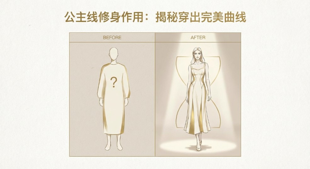 公主线修身作用：揭秘穿出完美曲线的秘密武器