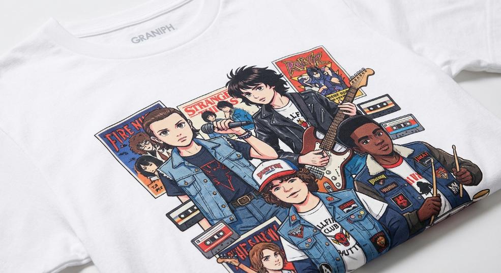 Graniph 发布与《怪奇物语》的首次合作第一张图