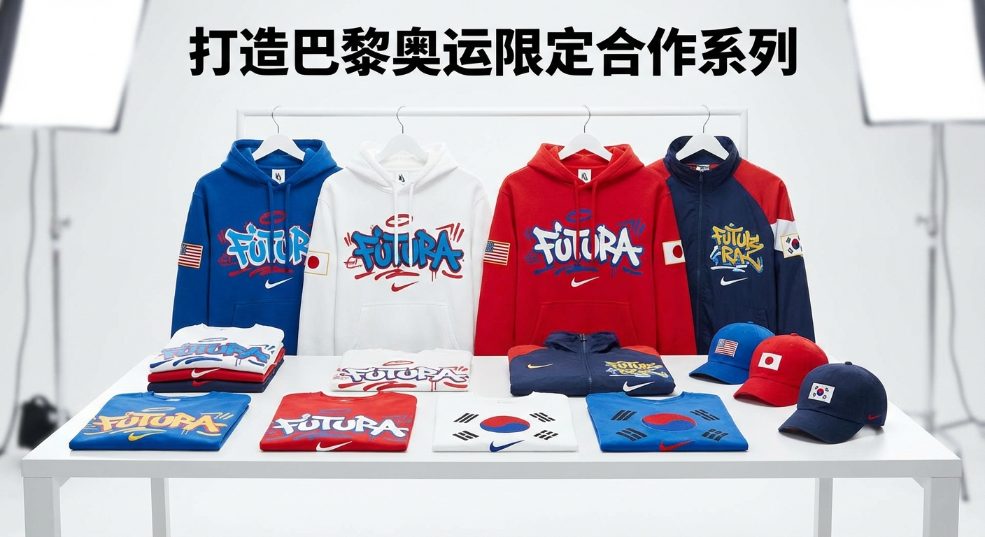 Futura x Nike 打造巴黎奥运限定合作系列