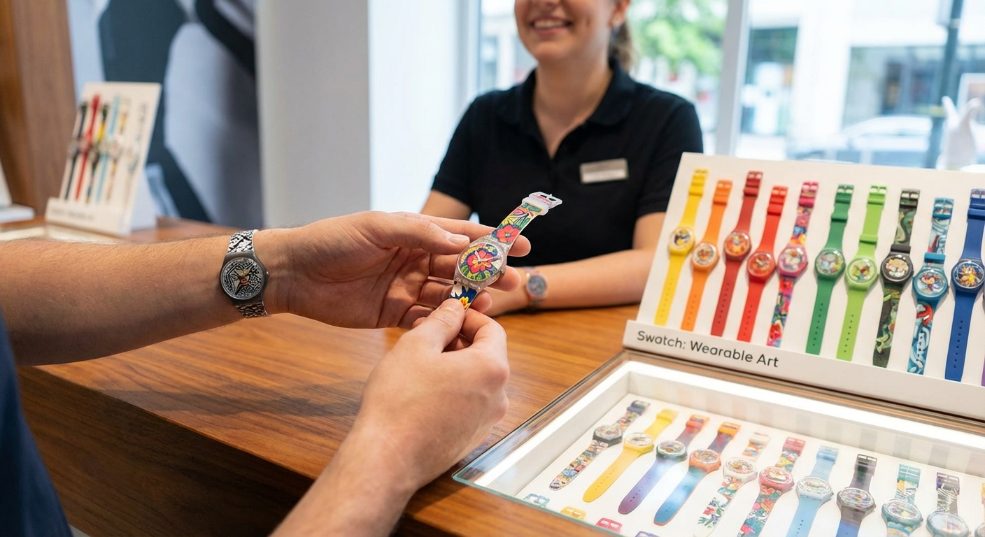 斯沃琪和平饭店艺术中心店焕新开业第二张图