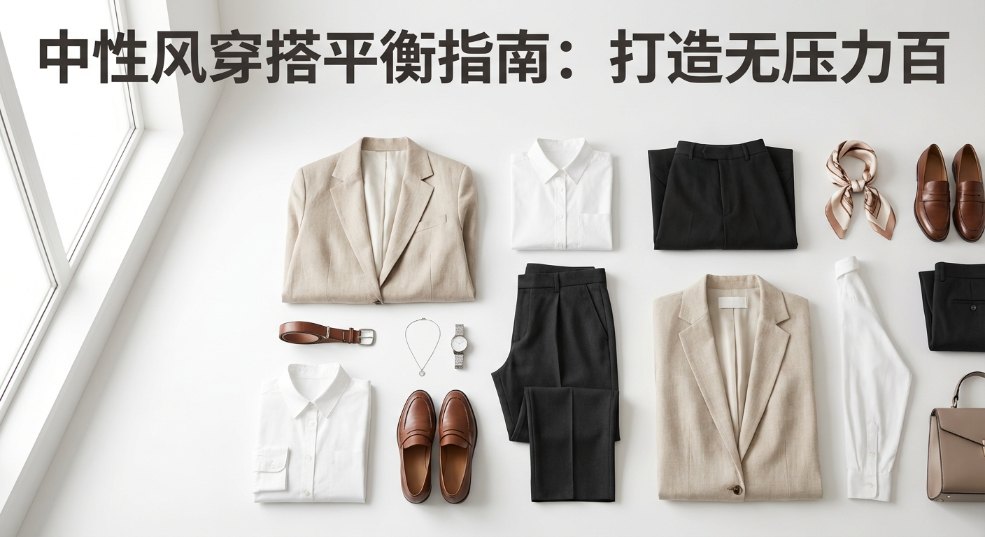 中性风穿搭平衡指南：打造无压力百搭风格的实用秘籍