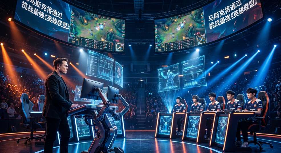 马斯克将通过 AI 挑战最强《英雄联盟》人类战队