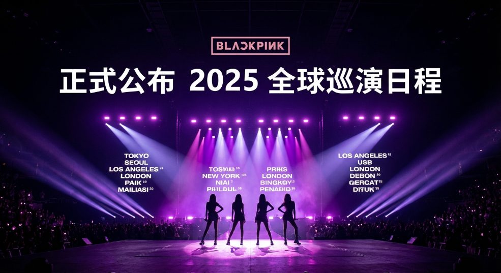 BLACKPINK 正式公布 2025 全球巡演日程