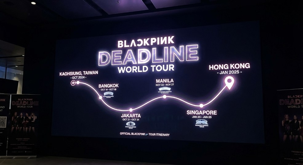 BLACKPINK 正式公布 2025 全球巡演日程第一张图