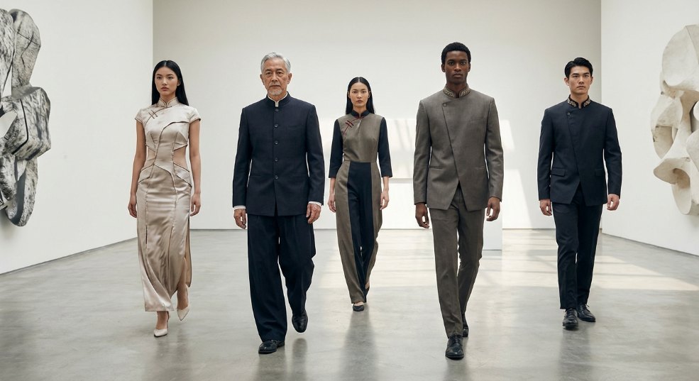 为什么“立领中式元素”会成为2026年服装设计的璀璨新星？其实，很多时候，我们都忽略了那些源远流长、趣味十足的细节。曾经在我的实操中，一件融合了立领中式元素的西第二张图