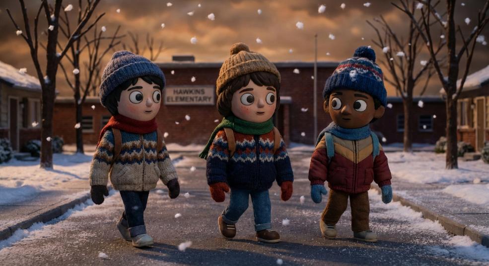 Netflix 为《怪奇物语》打造动画衍生剧集第一张图