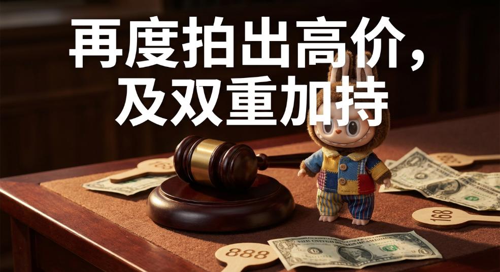 Labubu 再度拍出高价，sacai 及 SEVENTEEN 双重加持