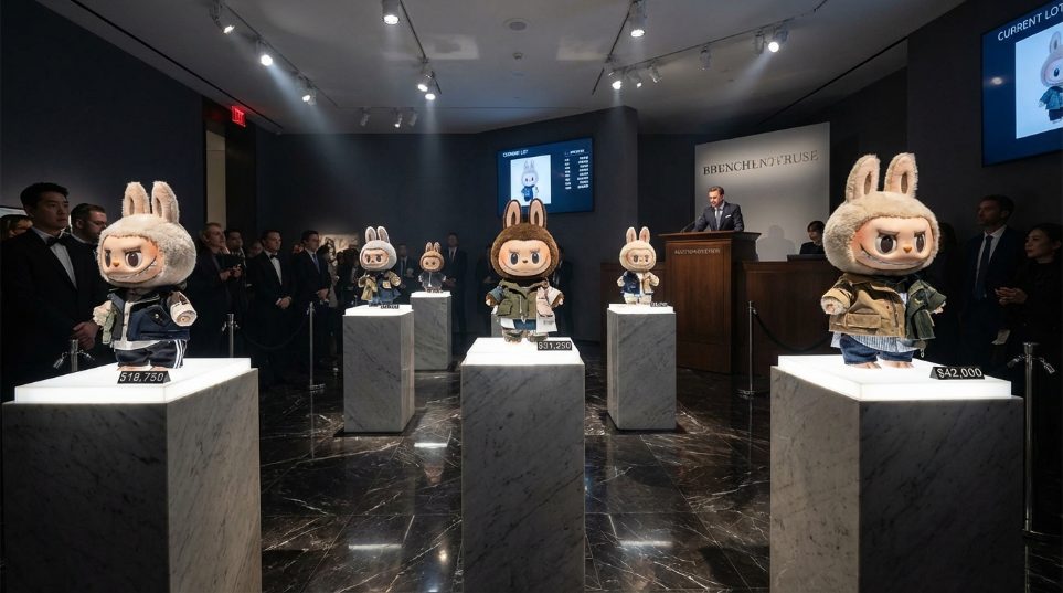 Labubu 再度拍出高价，sacai 及 SEVENTEEN 双重加持第一张图
