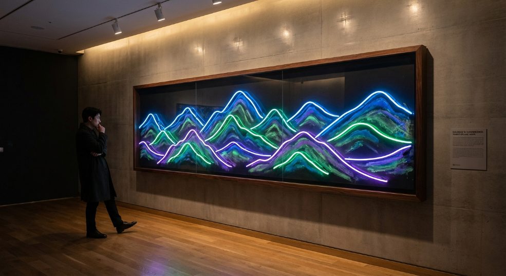 在色域与文脉间织就精神图谱，林子楠个展「旵寓」即将开幕第二张图