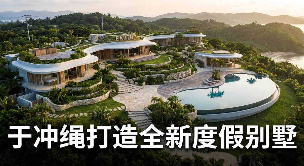 NOT A HOTEL 于冲绳打造全新度假别墅「EARTH」