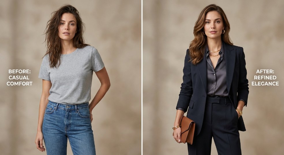 轻熟风过渡技巧：提升气质的秘密武器第二张图