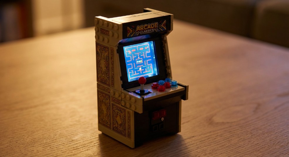 乐高推出复古风街机套装第一张图