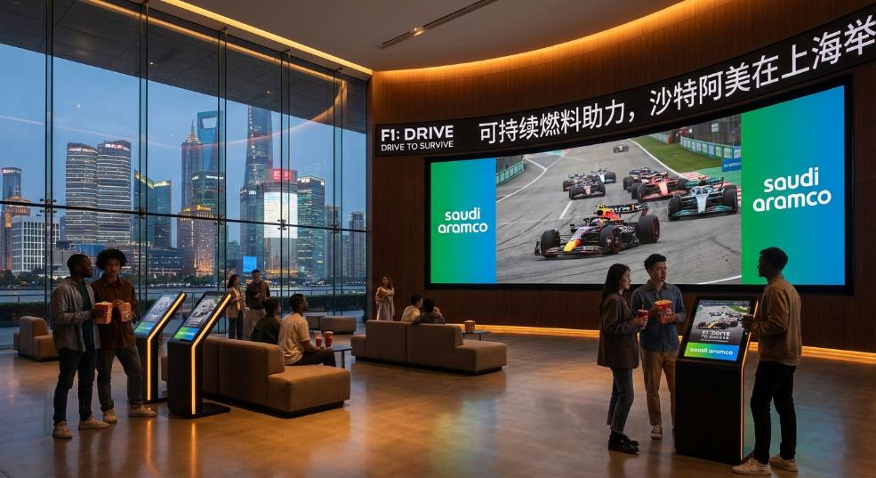 可持续燃料助力，沙特阿美在上海举办《F1：狂飙飞车》特别观影活动