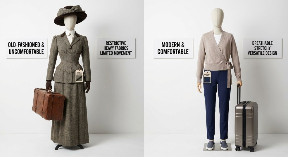 旅行舒适与美观：打破传统的穿搭新思路第二张图