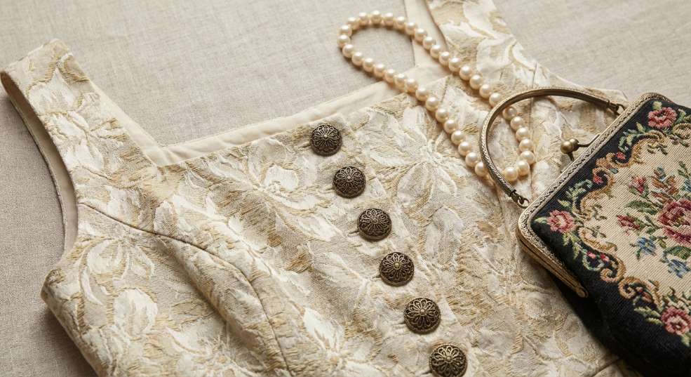 【方领复古风格：穿越时光的优雅密码】第一张图