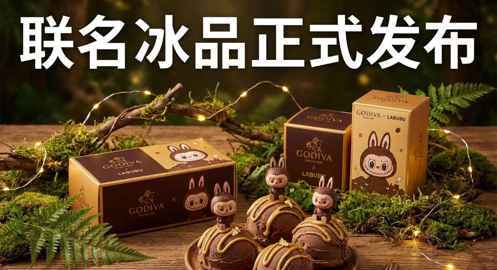 GODIVA x LABUBU 联名冰品正式发布