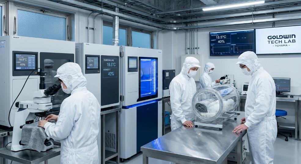 Goldwin 成功开发最新「可调节保温性」服装科技第一张图