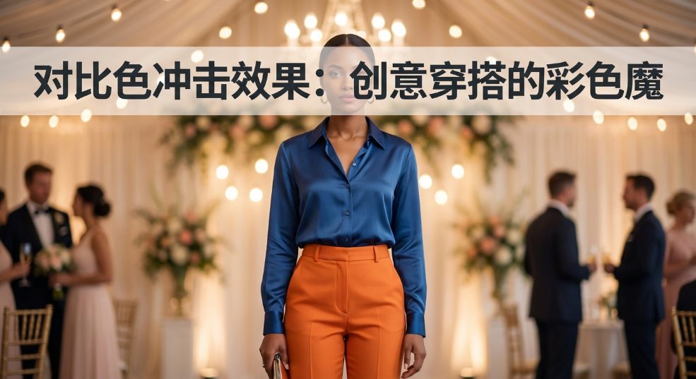 对比色冲击效果：创意穿搭的彩色魔法