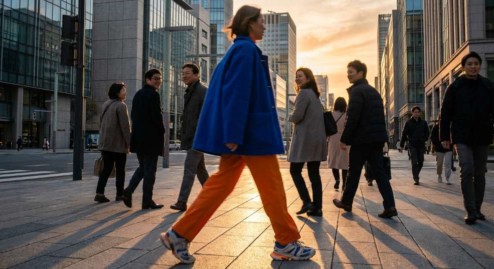 对比色冲击效果：创意穿搭的彩色魔法第二张图