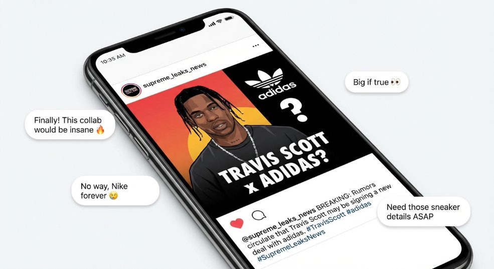 传闻 Travis Scott 正考虑与 adidas 签约第二张图