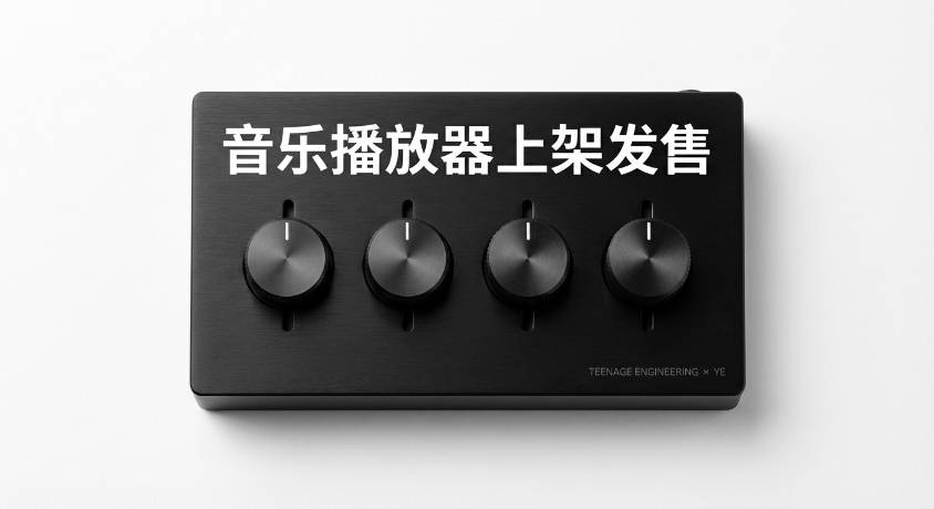 Ye x Teenage Engineering 音乐播放器上架发售
