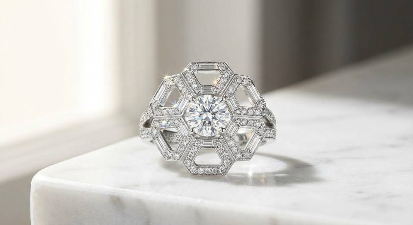 MESSIKA 为 K-POP 组合 SEVENTEEN 打造 10 周年团队戒指第一张图