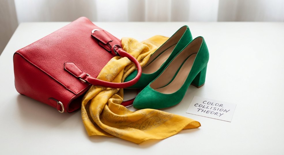 对比色冲击效果：穿搭中的彩色魔法一览第一张图