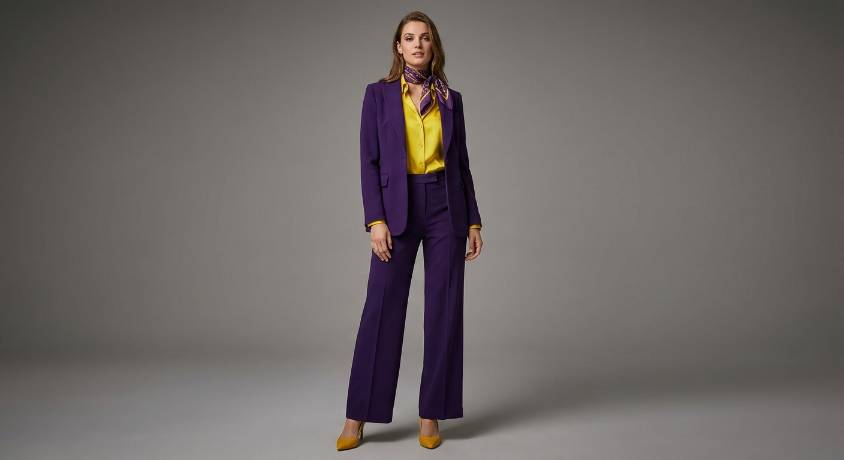 对比色冲击效果：穿搭中的彩色魔法一览第二张图