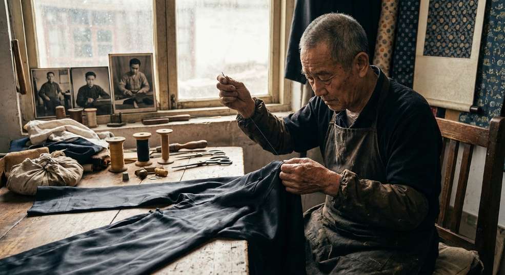 揭秘连袖传统剪裁：古法工艺中的时尚密码第二张图