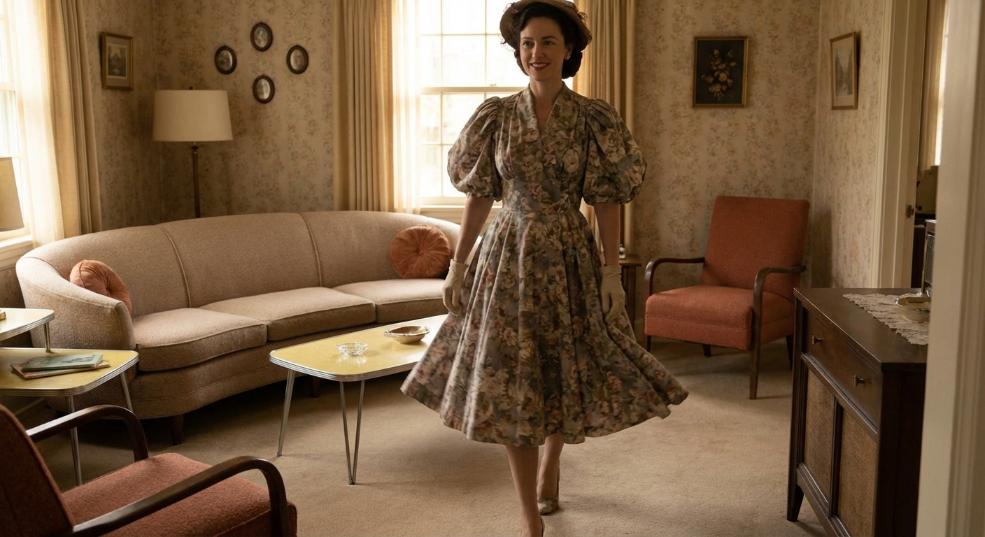 泡泡袖复古元素：穿越时尚的优雅新风潮第二张图